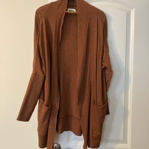 Pact Airplane Cardigan S/M in Saddle